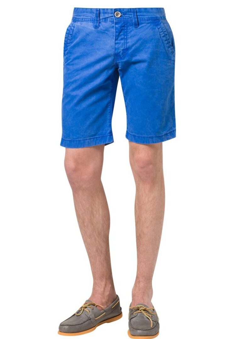 Rå shorts i blå