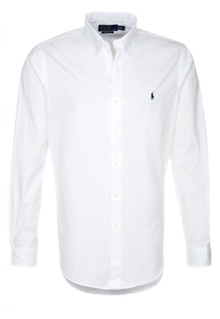 Formel skjorte i hvid ralph lauren