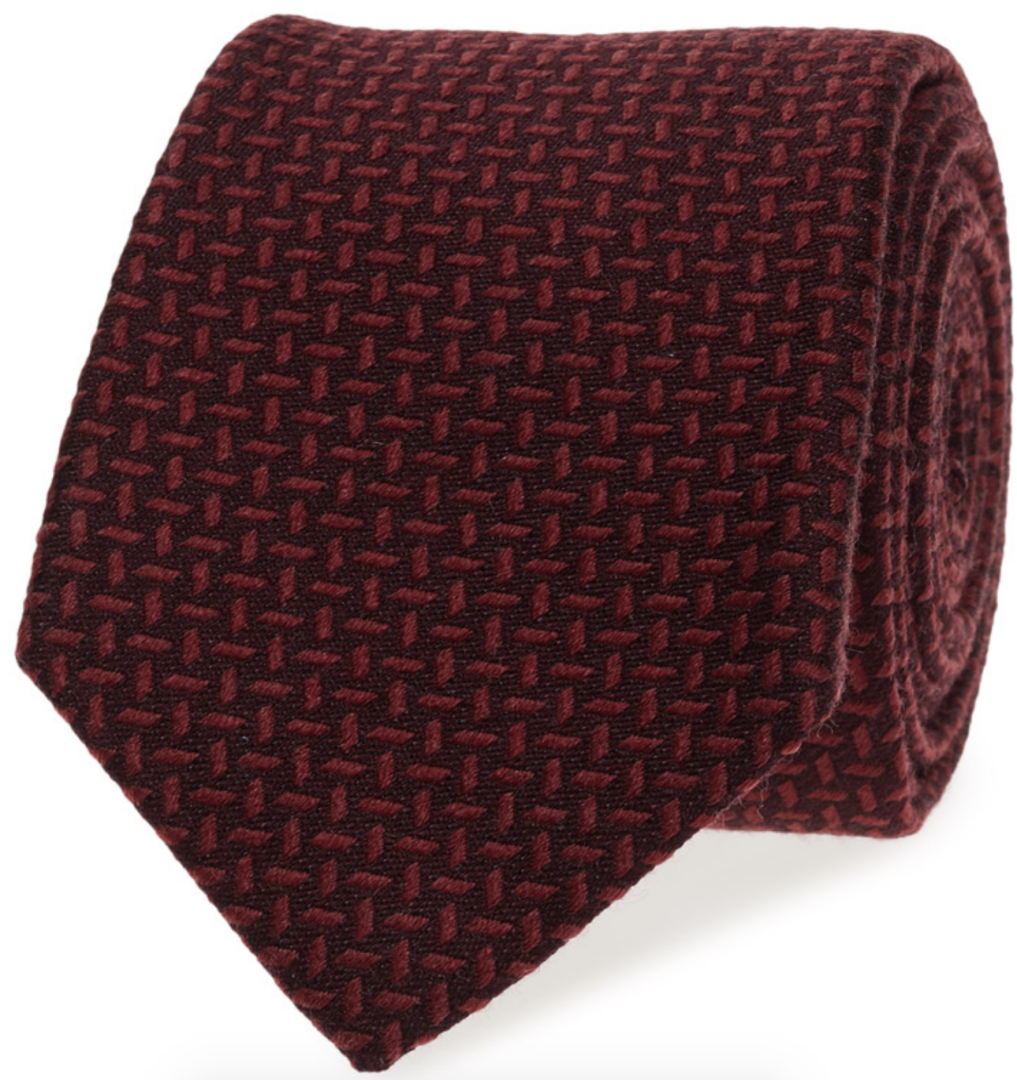 rødt slips